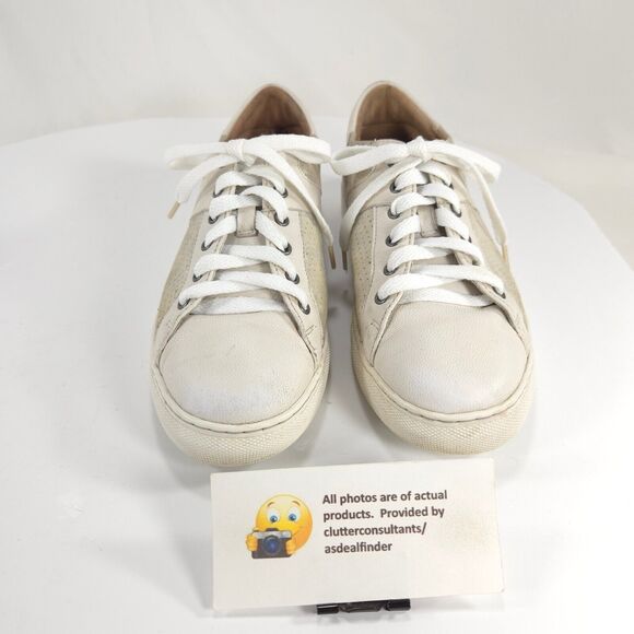 H.S. Trask Casual Lace Up Walking Sneaker Shoe Womens Size 6.5 1828 White - Picture 2 of 9